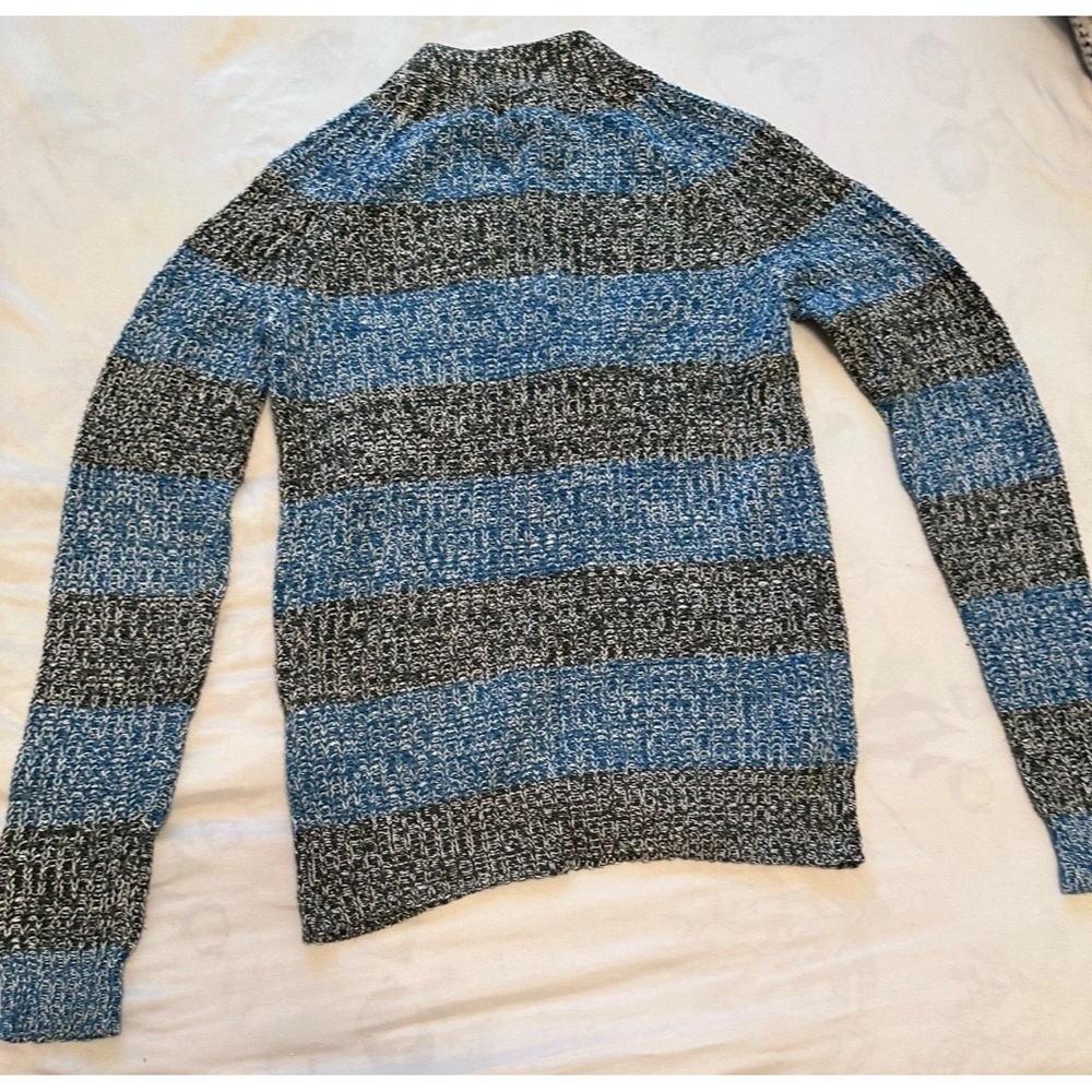 Levi's Black and Blue Striped Cardigan - Picture 2 of 4